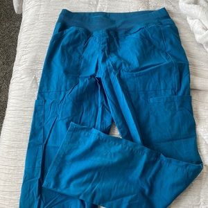 Blue scrub pants